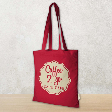 Orissa 100 g/m² GOTS Organic Cotton Tote Bag 7L